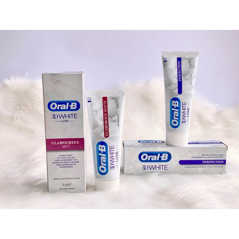 ( Kem đánh răng Oral-B rất đa dạng công dụng và được đánh giá cao về chất lượng )